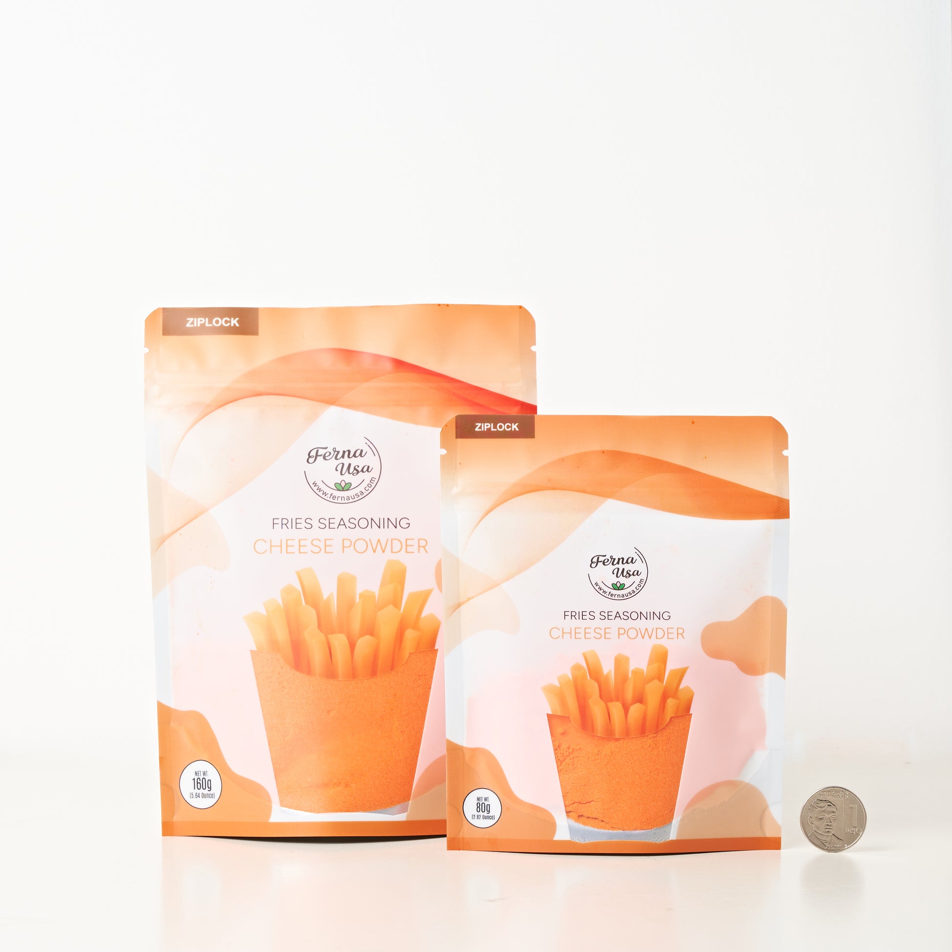 80 & 160 grams Barbecue Fries Seasoning in stand up pouch packaging