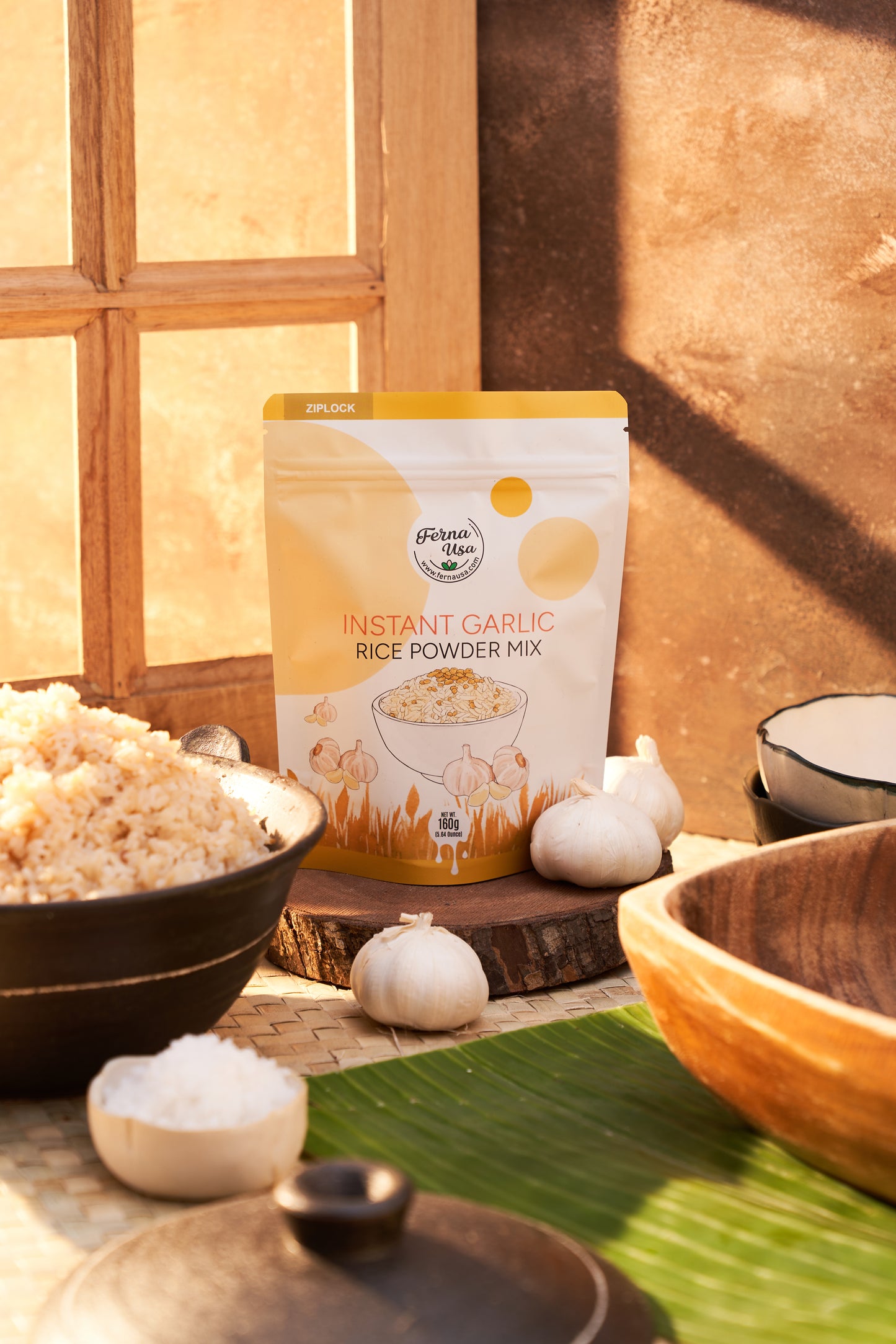 Instant Garlic Rice Powder Mix 160 grams