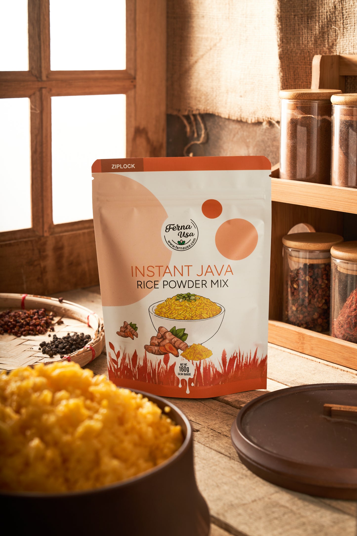 Instant Java Rice Powder Mix 160 grams