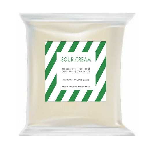 Sour Cream Powder seasoning for french fries in 1 Kg packaging