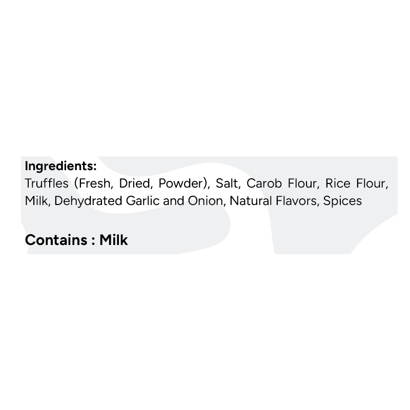 Black Truffle fries seasoning ingredients