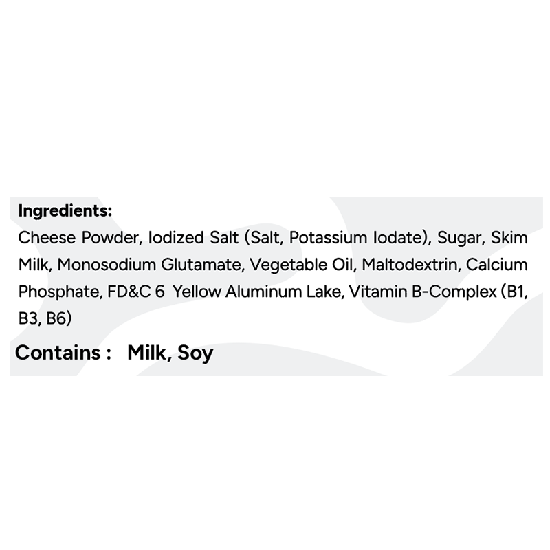 Cheese fries seasoning ingredients