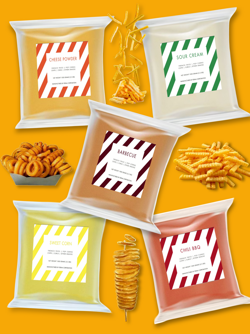 1kg Bulk Fries Seasoning Powders | Wholesale & Food Service