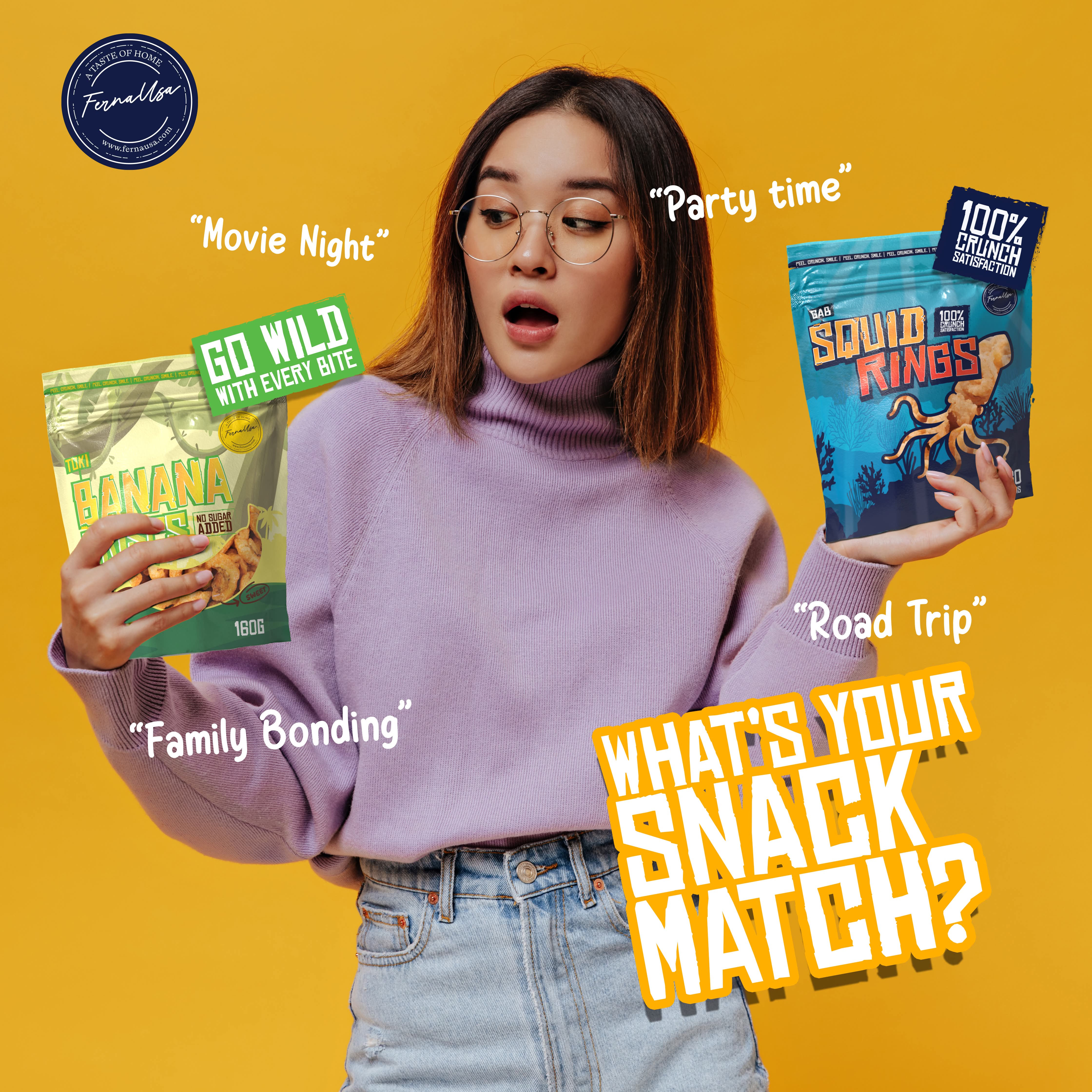 Toki Banana Crisps | 160g Stand-Up Pouch | Sweet, No Sugar Added
