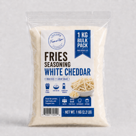 Ferna USA 1 Kg White Cheddar Powder resealable pouch