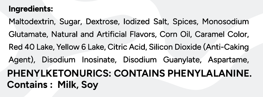 Barbecue fries seasoning ingredients